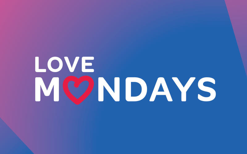 Love Mondays horizontal campaign lockup