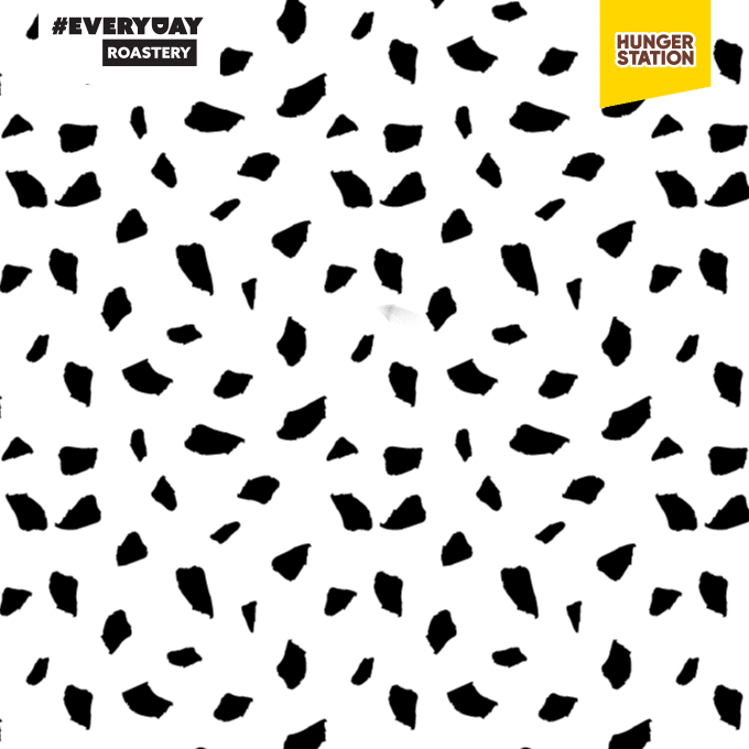 Animated speckle pattern used in the Everyday Roastery visual system